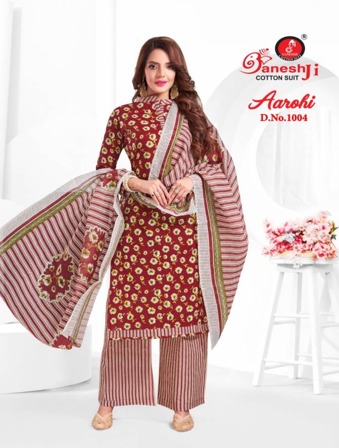 Ganeshaji Aarohi 1  Casual Daily Wear Cotton Printed Dress Material Collection